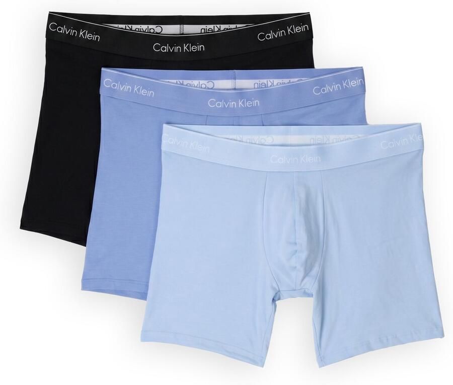 Calvin Klein Underwear Boxershort met elastische band met label in een set van 3 stuks