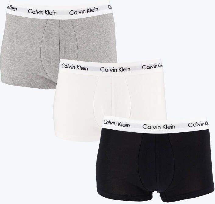 Calvin Klein Underwear Boxershort van viscose met label in band in een set van 3 stuks