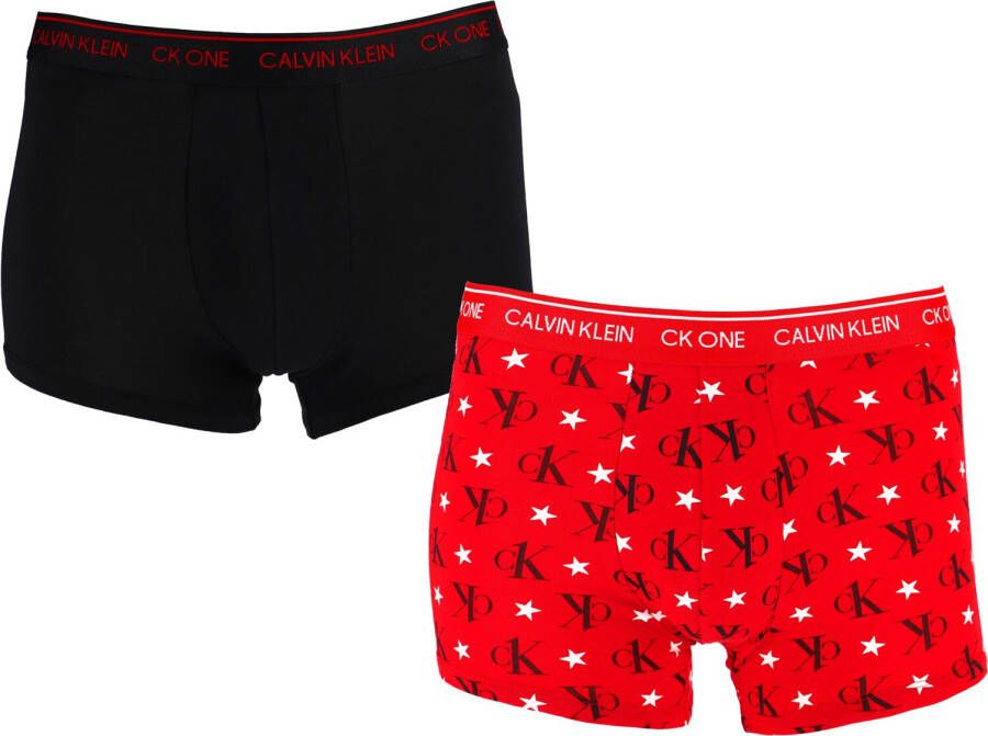 CALVIN KLEIN UNDERWEAR Calvin Klein Heren Boxershorts Trunk 2p Multi
