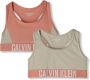 CALVIN KLEIN UNDERWEAR Calvin Klein Meisjes Nachtkleding 2pk Bralette Roze - Thumbnail 1