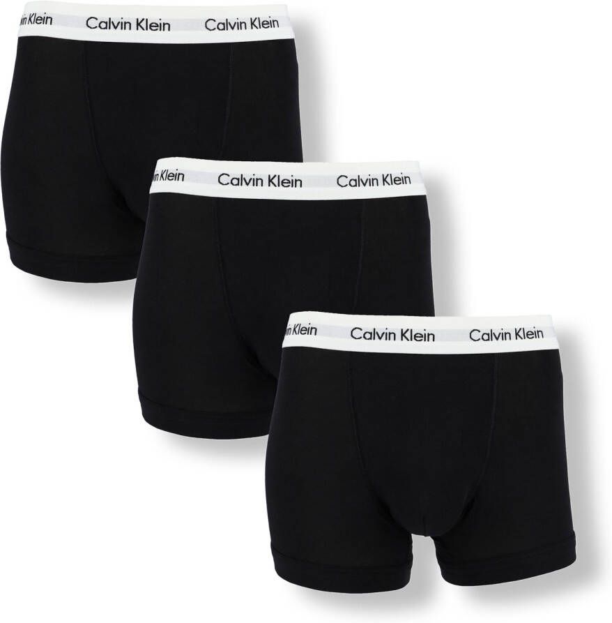 CALVIN KLEIN UNDERWEAR Calvin Klein Heren Boxershorts 3-pack Trunks Zwart