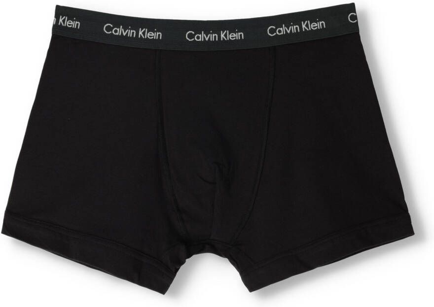 Calvin Klein Underwear Zwarte Boxershort 3-pack Trunks