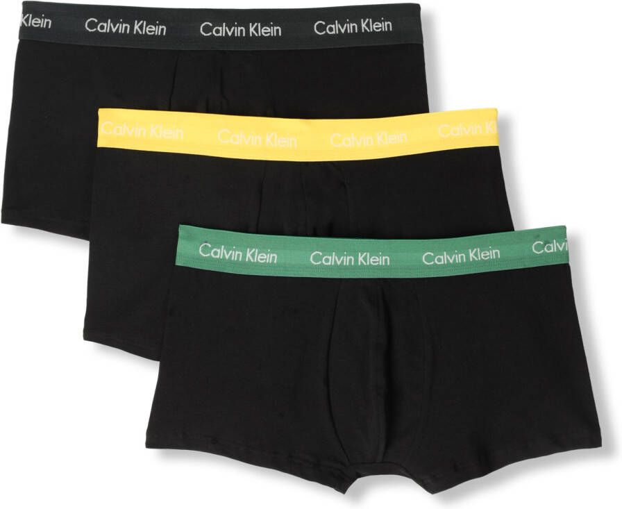 CALVIN KLEIN UNDERWEAR Calvin Klein Heren Boxershorts Low Rise Trunk 3pk Zwart