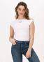 Calvin Klein Women Short Sleeve T-shirt White Wit Dames - Thumbnail 5