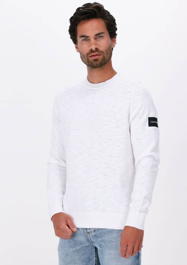 Calvin Klein Trui met ronde hals SLUB TEXTURE SWEATER
