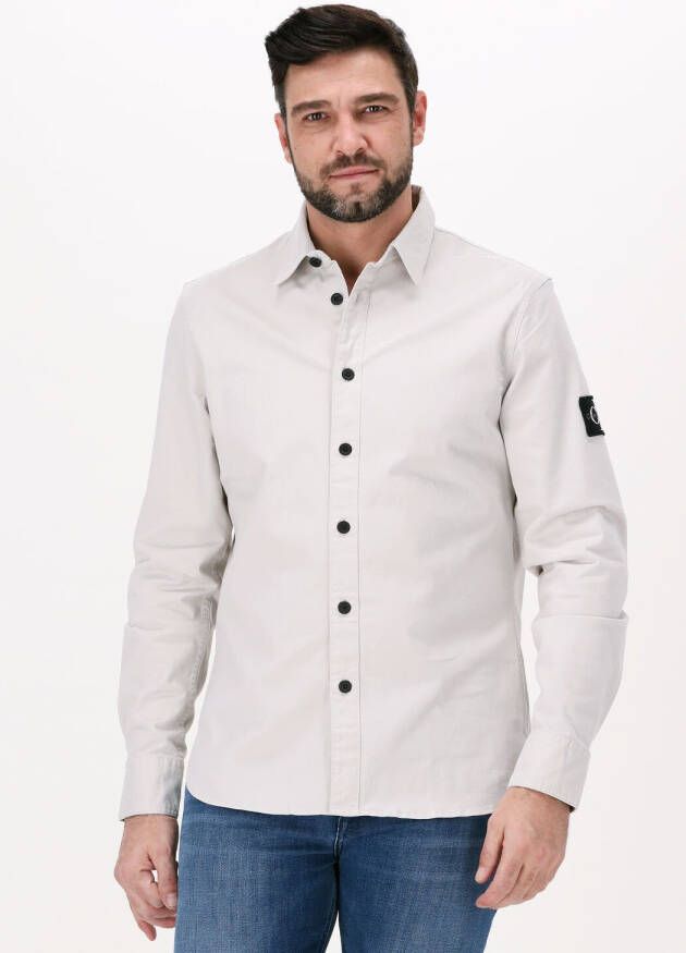 Calvin Klein Overhemd met lange mouwen MONOGRAM BADGE SHIRT