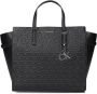 Calvin Klein Zwarte polyester handtas met contrasterende details Black Dames - Thumbnail 1