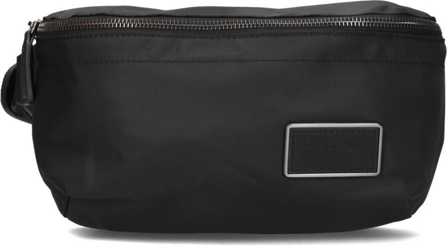 Calvin Klein Zwarte Elevated Waistbag Sportief Accessoire Black Heren