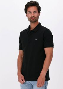 Calvin Klein Zwarte Polo Stretch Pique Slim Polo