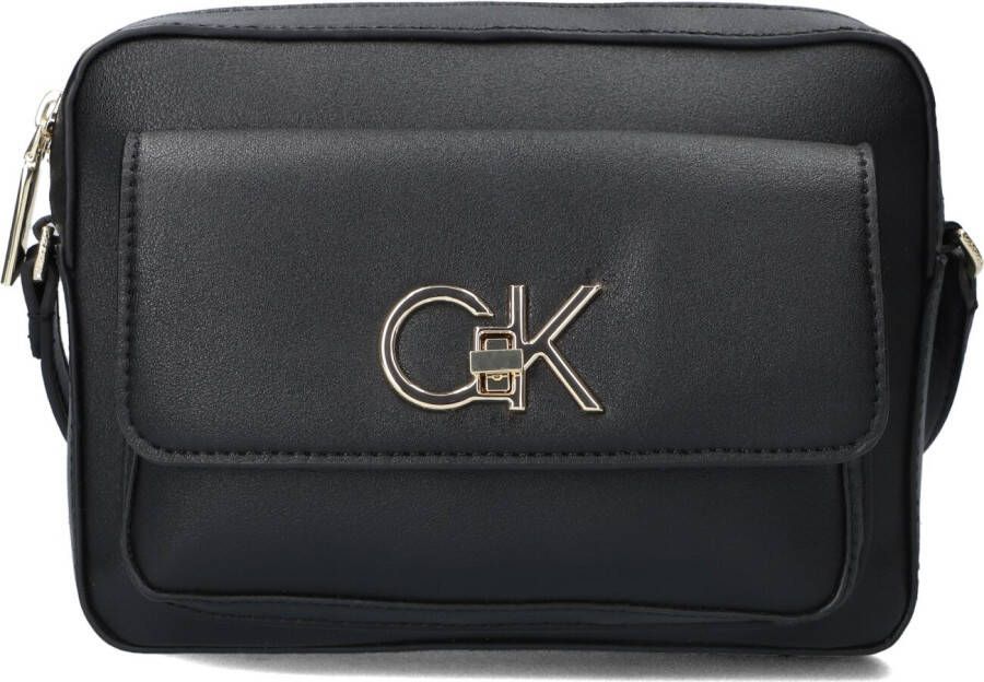 Calvin Klein Crossbody bags Re-Lock Camera Bag With Flap in zwart