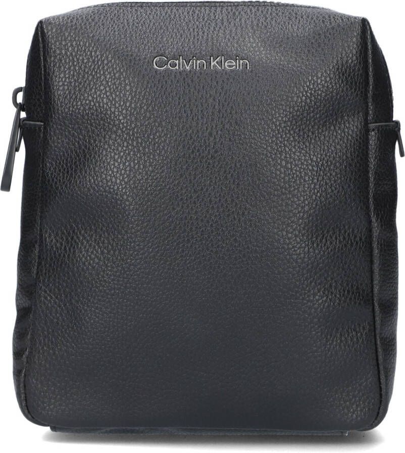 Calvin Klein Heren Crossbody Tas Polyester Verstelbare Schouderband Black Heren