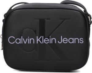 Calvin Klein Zwarte Schoudertas Sculpted Camera Bag1