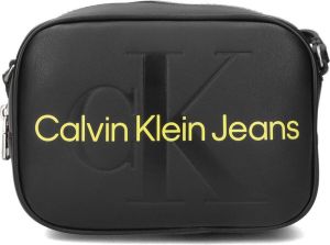 Calvin Klein Zwarte Schoudertas Sculpted Camera Bag18 Monol
