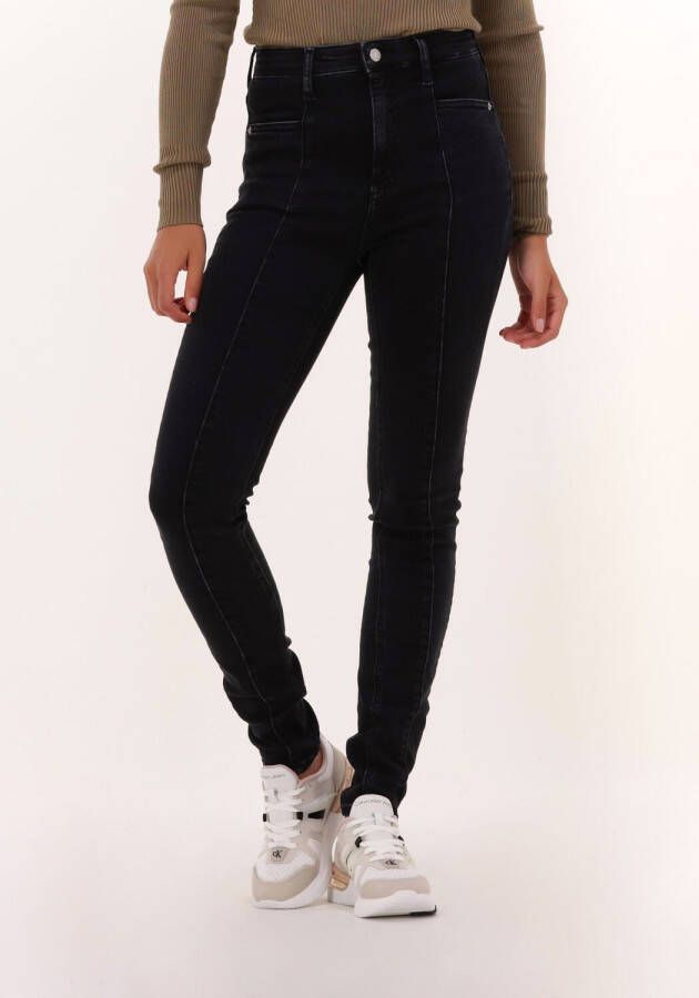 Calvin Klein Zwarte Skinny Jeans High Rise Skinny
