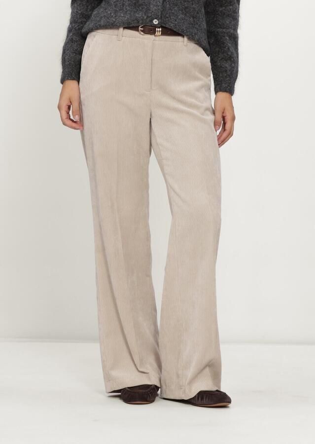 CAMBIO Regular fit corduroy broek met aangezette zakken model 'AMELIE'