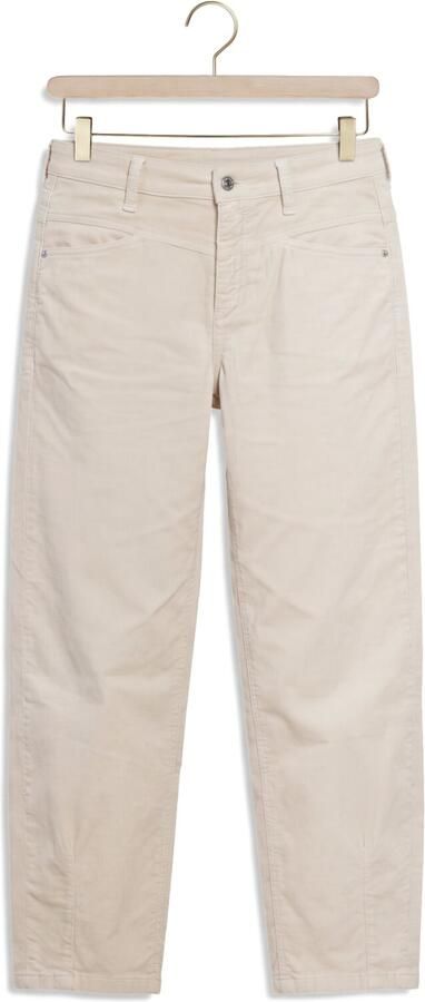 CAMBIO tapered fit corduroy broek van katoenmix model 'ELIN' - Foto 3