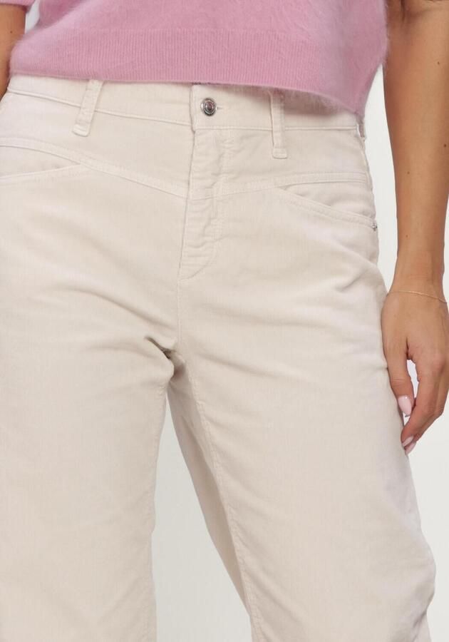 CAMBIO tapered fit corduroy broek van katoenmix model 'ELIN' - Foto 2