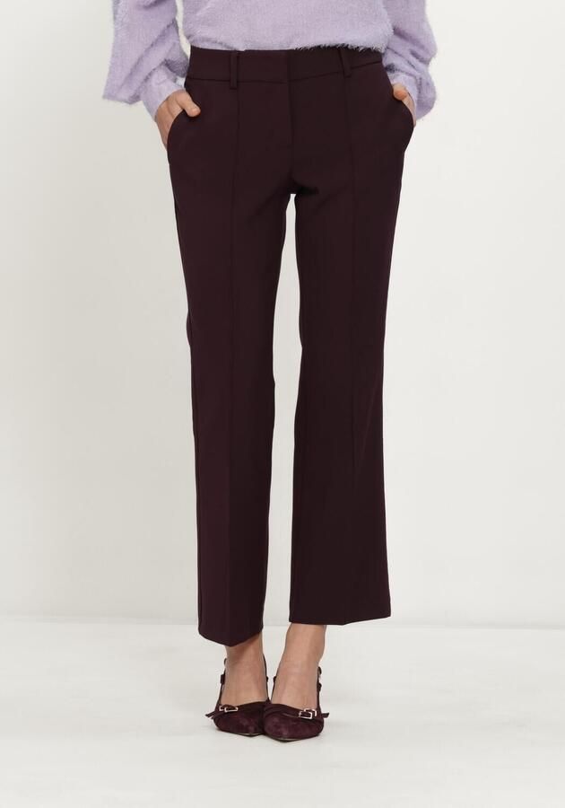 CAMBIO Regular fit smalle broek met mix van viscose en katoen model 'FARAH'