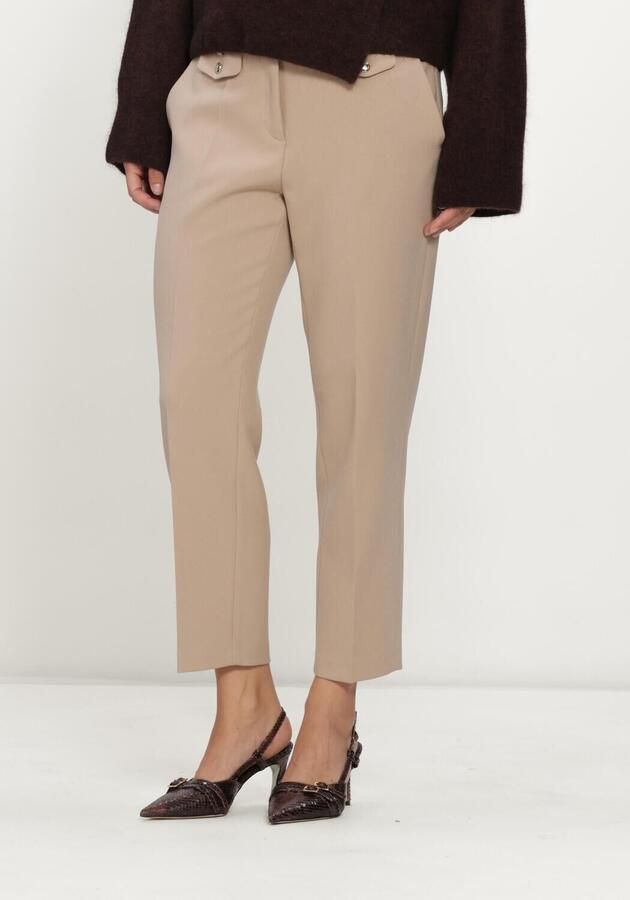 CAMBIO Dames Broeken Krystal Flap Beige