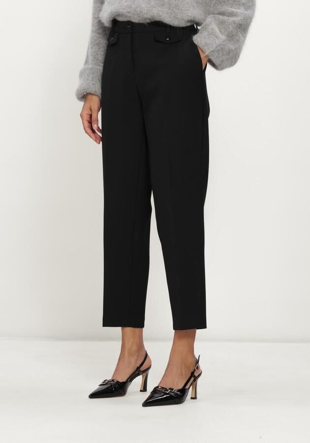 CAMBIO Dames Broeken Krystal Flap Zwart