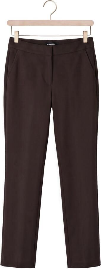 CAMBIO Dames Broeken Sugar Microstructure Superstretch Bruin - Foto 4