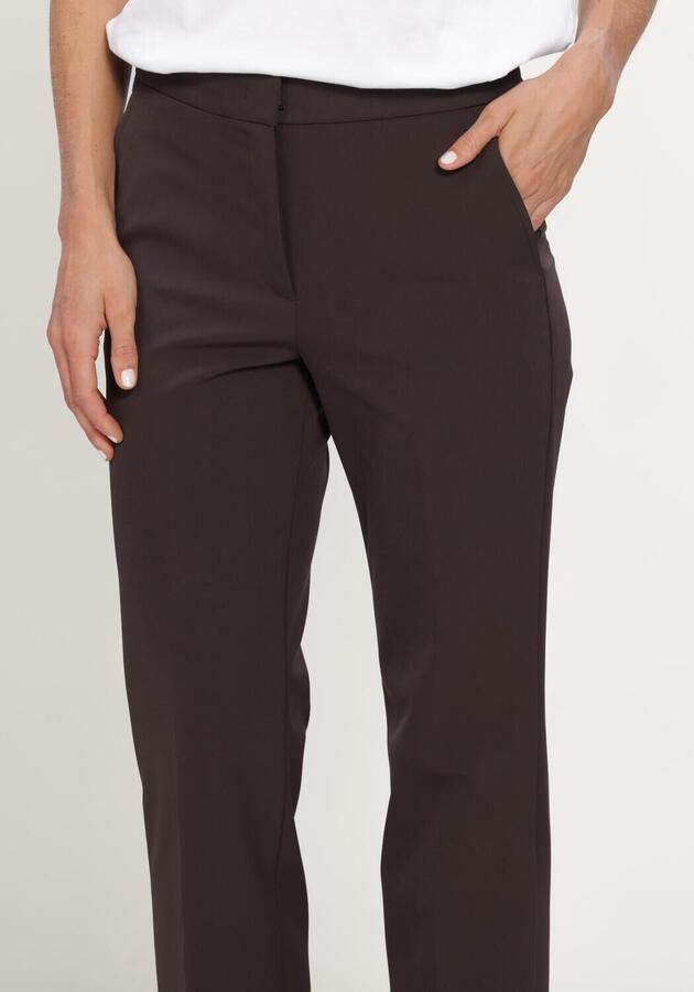CAMBIO Dames Broeken Sugar Microstructure Superstretch Bruin - Foto 3
