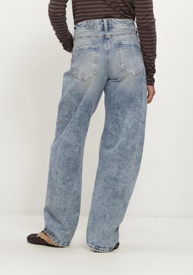CAMBIO Dames Jeans Baggy Twisted Studio87-unikat unique Lichtblauw - Foto 2