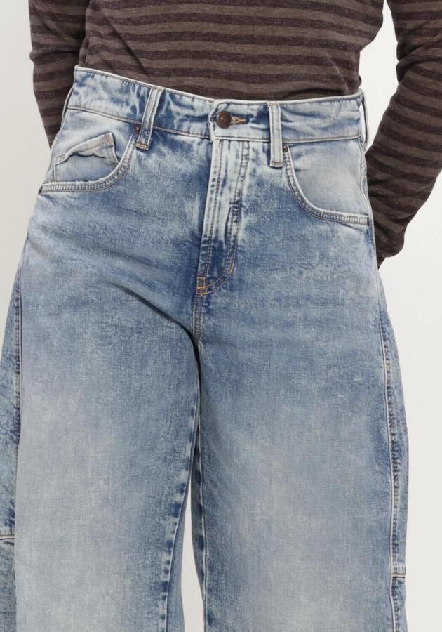 CAMBIO Dames Jeans Baggy Twisted Studio87-unikat unique Lichtblauw - Foto 3