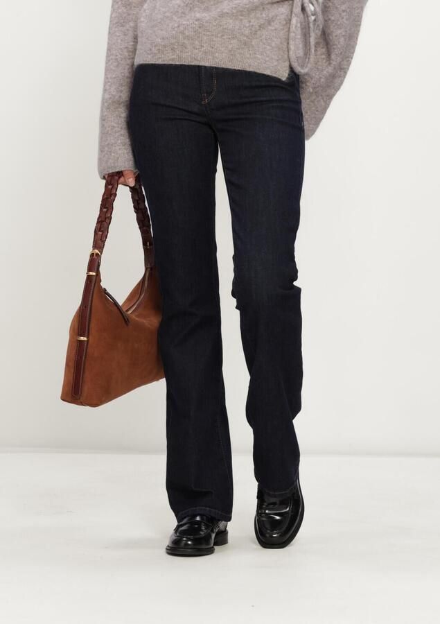 CAMBIO Bootcut jeans met labeldetails model 'PARIS FLARED'