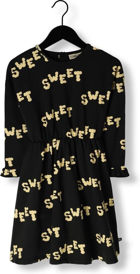 CARLIJNQ Meisjes Jurken Sweet-dress Longsleeve Ruffles Zwart - Foto 2