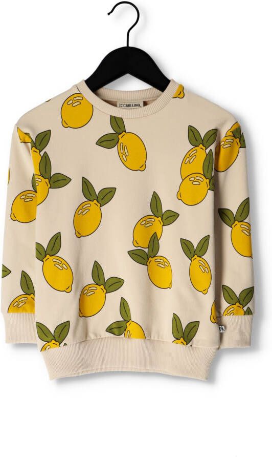 CARLIJNQ Jongens Truien & Vesten Lemon Sweater Gebroken Wit