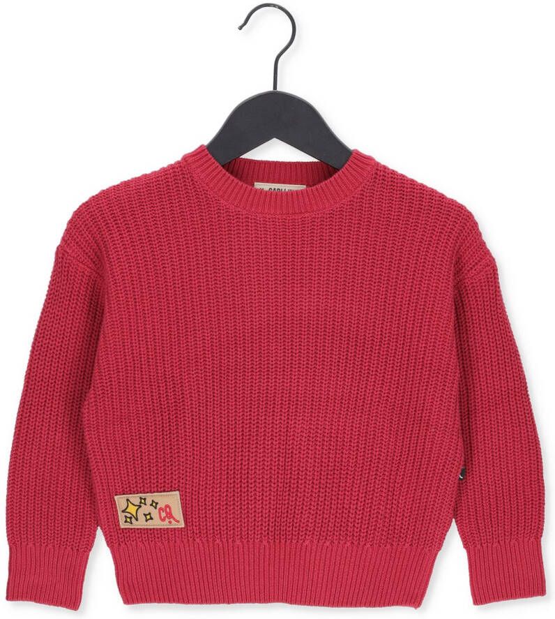 CARLIJNQ Jongens Truien & Vesten Knit Sweater Rood