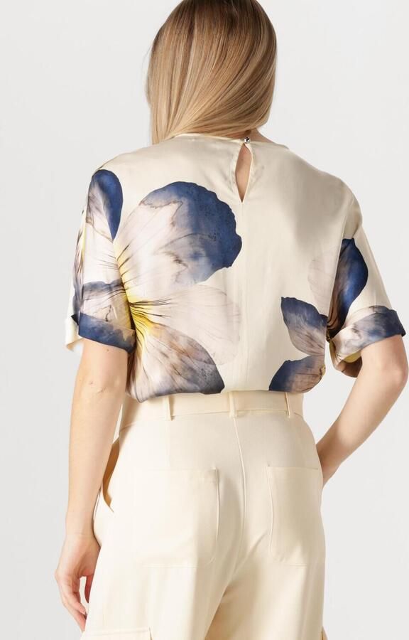 Caroline Biss Top met korte mouwen Multicolor Dames - Foto 4