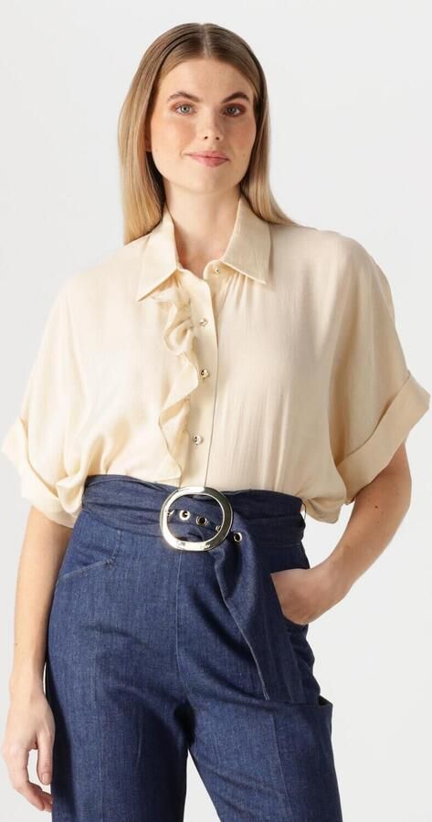 CAROLINE BISS Dames Blouses 1656 Ecru - Foto 4