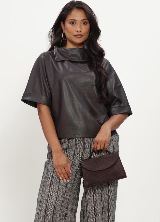 CAROLINE BISS Dames Blouses 4609 Bruin