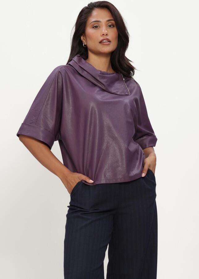 CAROLINE BISS Dames Blouses 4609 Paars