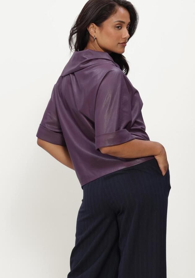 CAROLINE BISS Dames Blouses 4609 Paars - Foto 3