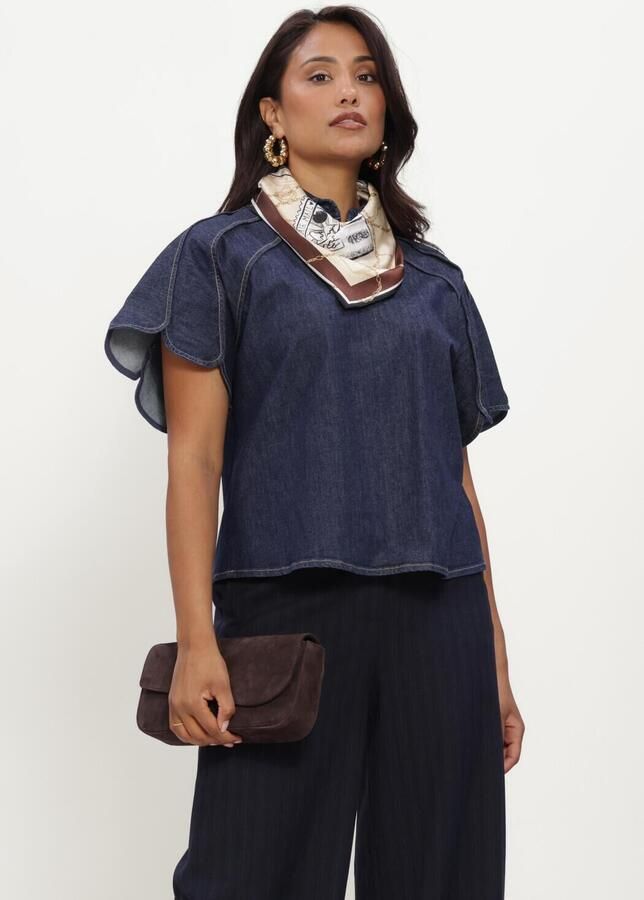 CAROLINE BISS Dames Blouses 4615 Donkerblauw