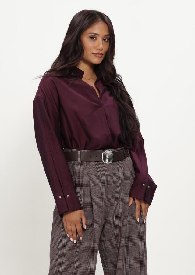 CAROLINE BISS Dames Blouses 4621 Paars