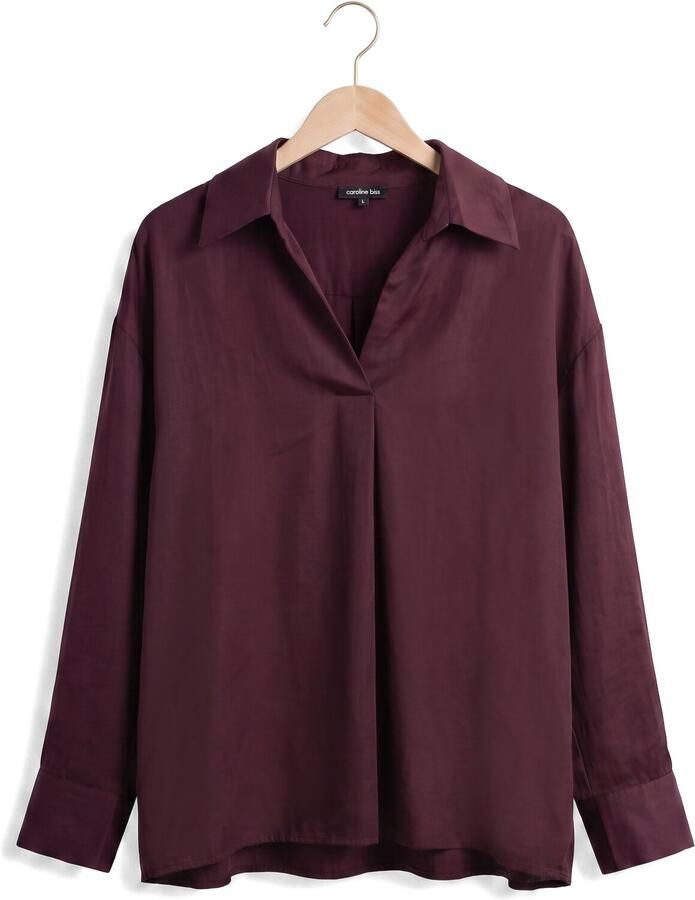 CAROLINE BISS Dames Blouses 4621 Paars - Foto 2