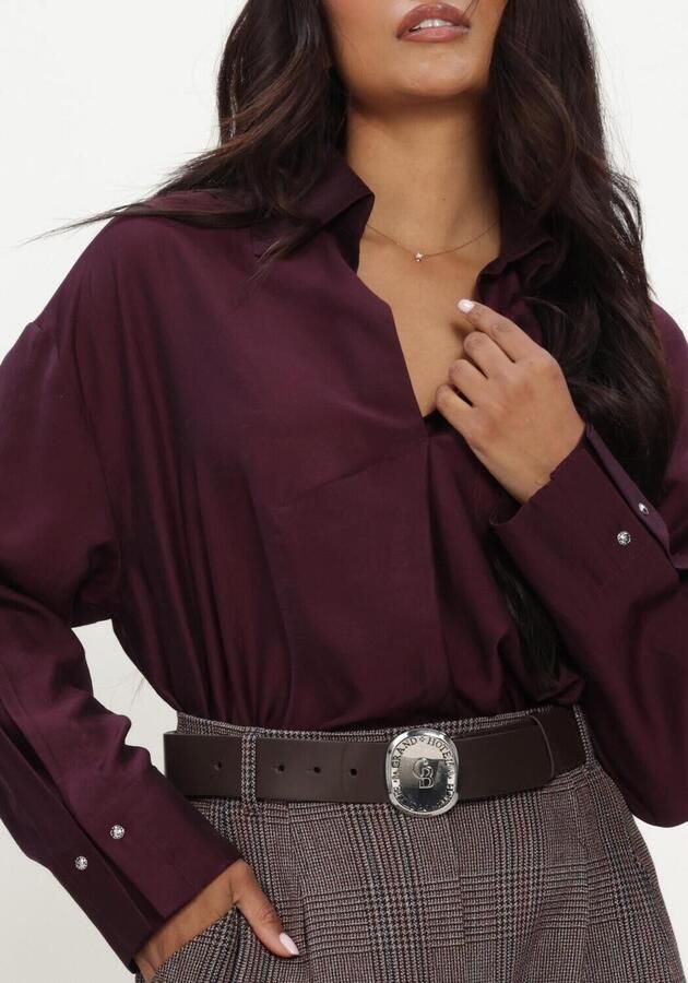 CAROLINE BISS Dames Blouses 4621 Paars - Foto 4