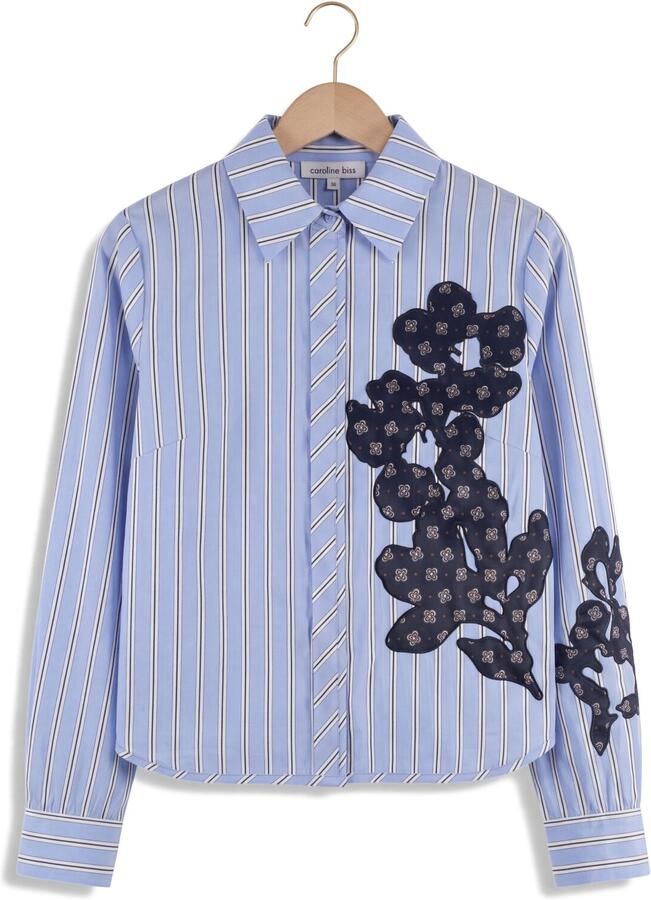 CAROLINE BISS Dames Blouses 4679 Lichtblauw - Foto 2