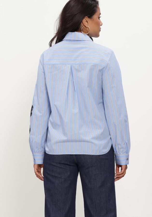 CAROLINE BISS Dames Blouses 4679 Lichtblauw - Foto 4