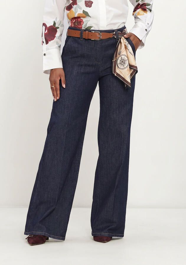 CAROLINE BISS Dames Jeans 4516 Donkerblauw