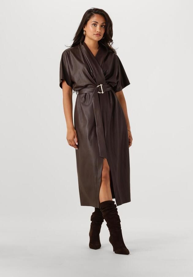 CAROLINE BISS Dames Jurken 4164 Bruin - Foto 4