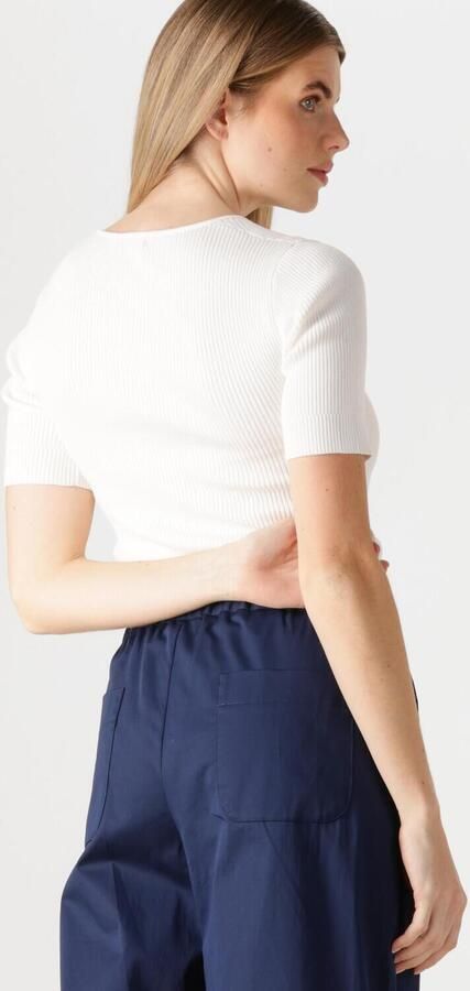 CAROLINE BISS Dames Tops & T-shirts 1260 Gebroken Wit - Foto 3