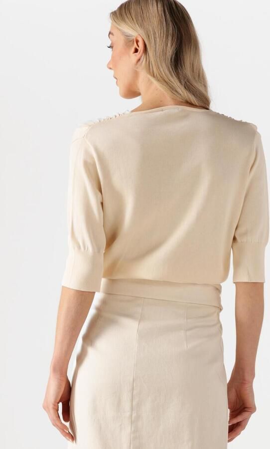 CAROLINE BISS Dames Truien & Vesten 1210 Ecru - Foto 3