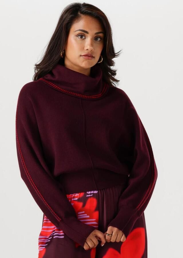 CAROLINE BISS Dames Truien & Vesten 4241 Bordeaux - Foto 4