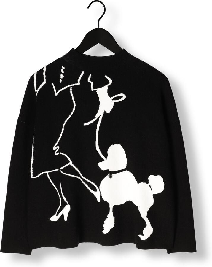 CAROLINE BISS Dames Truien & Vesten 4243 Zwart