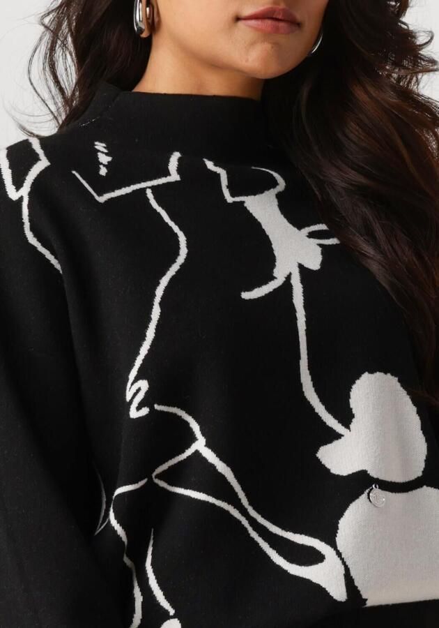 CAROLINE BISS Dames Truien & Vesten 4243 Zwart - Foto 3